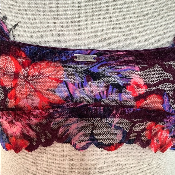🌺 PINK Floral Lace Bra 🌺 - Picture 7 of 8